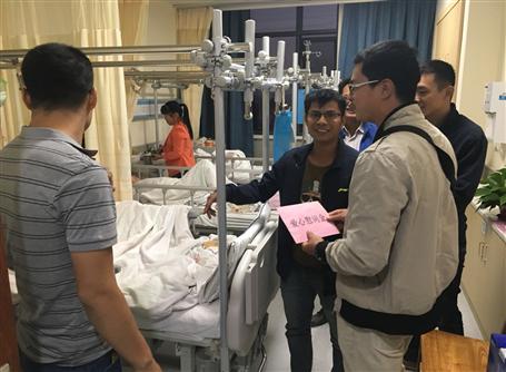 雪中送炭三九暖，愛心慰問家人情 記探望同事吳宇家人