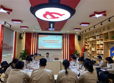 賴海標(biāo)參加公司黨群黨支部2020年度組織生活會(huì)