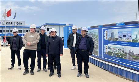 韋克雪到桂鴻分公司項目進行安全生產檢查